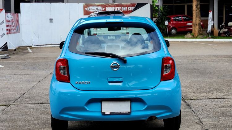 Nissan March 2018 1.2 E Sedan เบนซิน ไม่ติดแก๊ส เกียร์อัตโนมัติ ฟ้า รูปที่ 4
