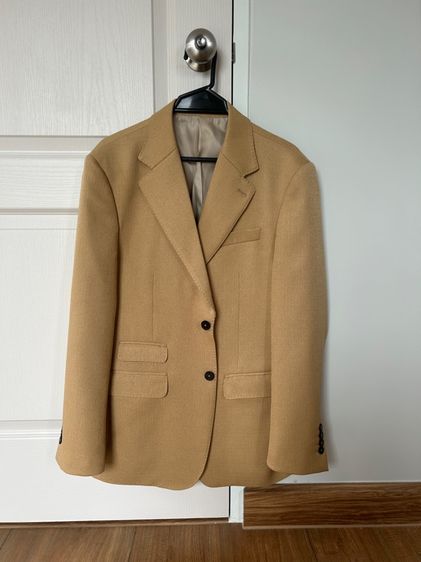 สูทมินิมอล มินิใจ สีครีม ใส่ออกงานได้  รูปที่ 4