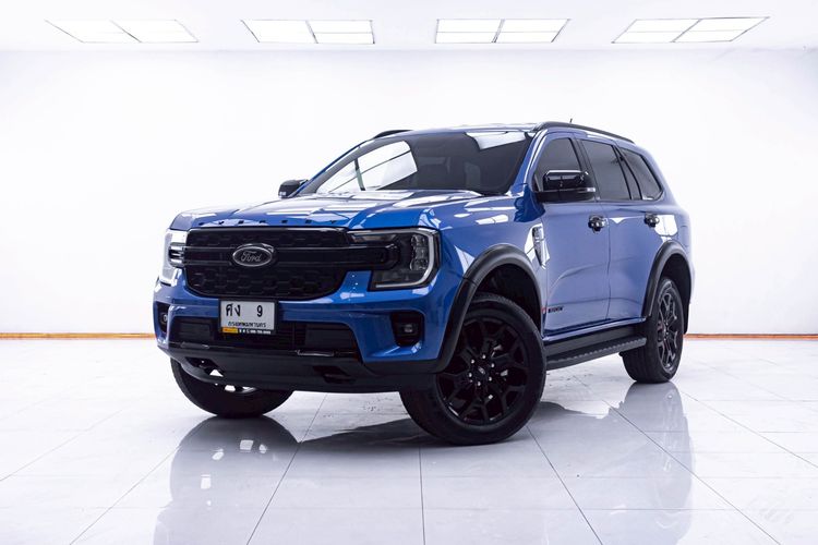 รถ Ford Everest 2.0 Turbo Sport สี น้ำเงิน