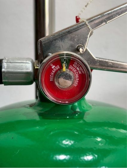 🔥 vintex bf2000 15 lbs 1set  ถังดับเพลิงสีเขียว ใหม่ มาพร้อมแท่นวาง รูปที่ 6