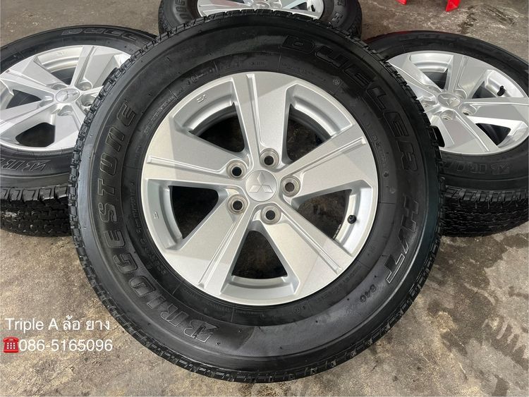 ✨ล้อแม็ก 5รู114✨Mitsu Triton ขอบ 16 แถมยาง 205R16 Bridgestone ปี 19 รูปที่ 2