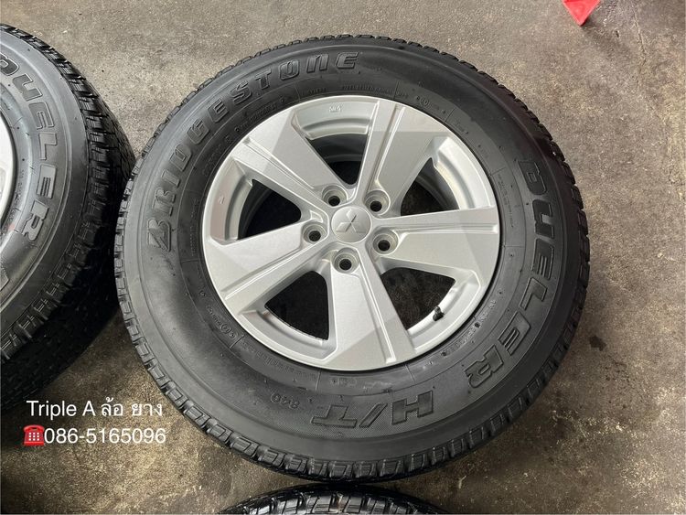✨ล้อแม็ก 5รู114✨Mitsu Triton ขอบ 16 แถมยาง 205R16 Bridgestone ปี 19 รูปที่ 5