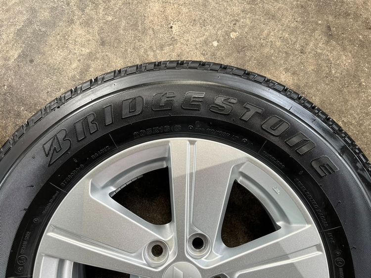 ✨ล้อแม็ก 5รู114✨Mitsu Triton ขอบ 16 แถมยาง 205R16 Bridgestone ปี 19 รูปที่ 6