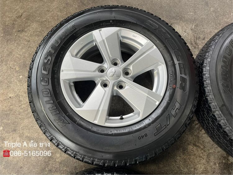 ✨ล้อแม็ก 5รู114✨Mitsu Triton ขอบ 16 แถมยาง 205R16 Bridgestone ปี 19 รูปที่ 4