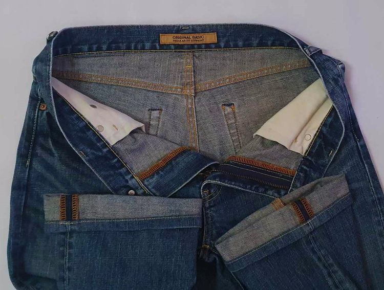 uniqlo กางเกงยีนส์รุ่น originnal basic  รูปที่ 6