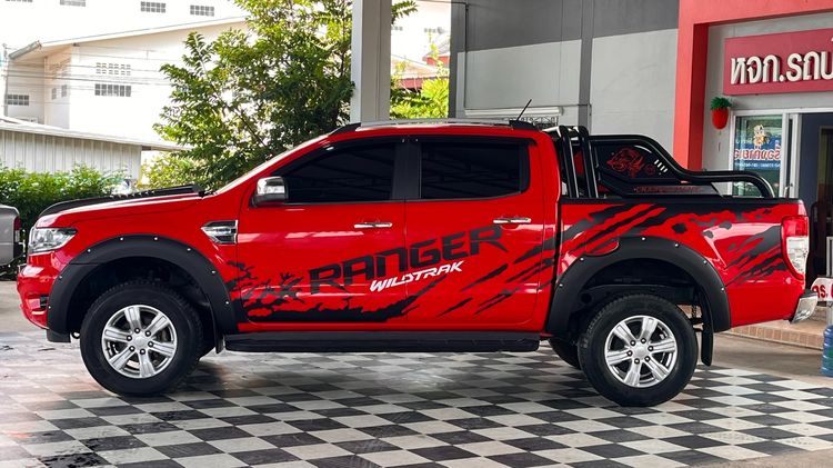 Ford Ranger 2018 2.2 Hi-Rider XLT Pickup ดีเซล ไม่ติดแก๊ส เกียร์ธรรมดา แดง รูปที่ 2