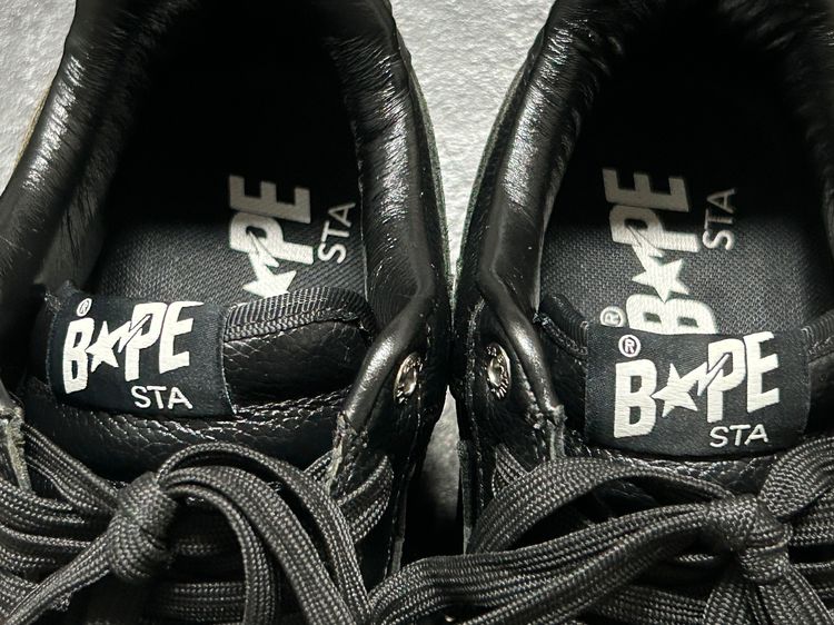 A Bathing Ape Bape Sta Triple Black ของแท้ รูปที่ 8