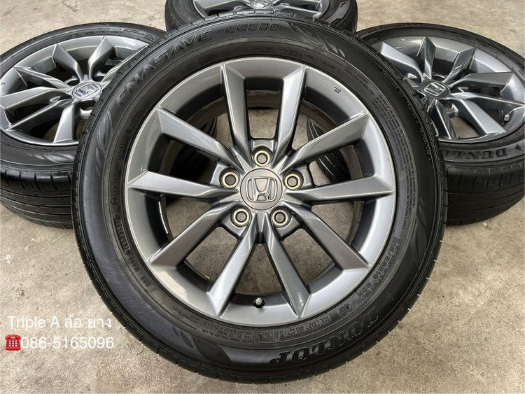 ✨ล้อแม็ก✨Honda Civic FC ขอบ 16 สีเทากัน พร้อมยาง 215-55-16 Dunlop ปี 21 รูปที่ 2