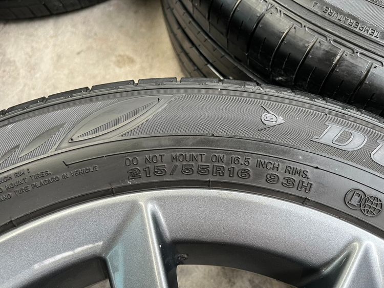 ✨ล้อแม็ก✨Honda Civic FC ขอบ 16 สีเทากัน พร้อมยาง 215-55-16 Dunlop ปี 21 รูปที่ 8