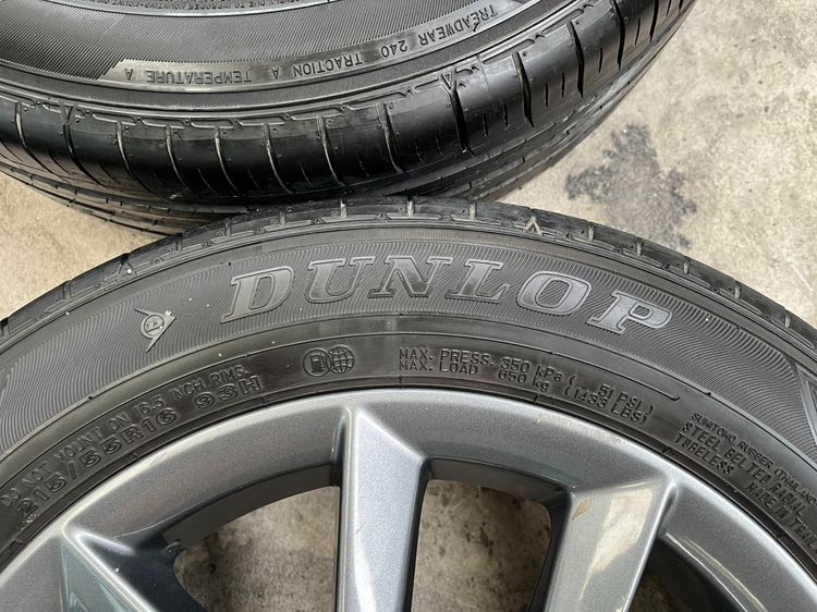 ✨ล้อแม็ก✨Honda Civic FC ขอบ 16 สีเทากัน พร้อมยาง 215-55-16 Dunlop ปี 21 รูปที่ 6