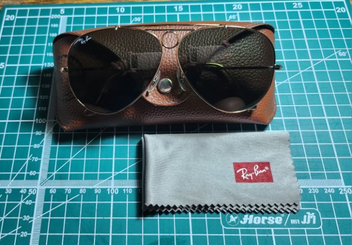 ขาย แว่นตาดำRayban Rb3292 ทรงตี๋ใหญ่ในตำนาน ขนาด62 แท้อิตาลี สภาพใหม่ทรงนี้หายากครับ