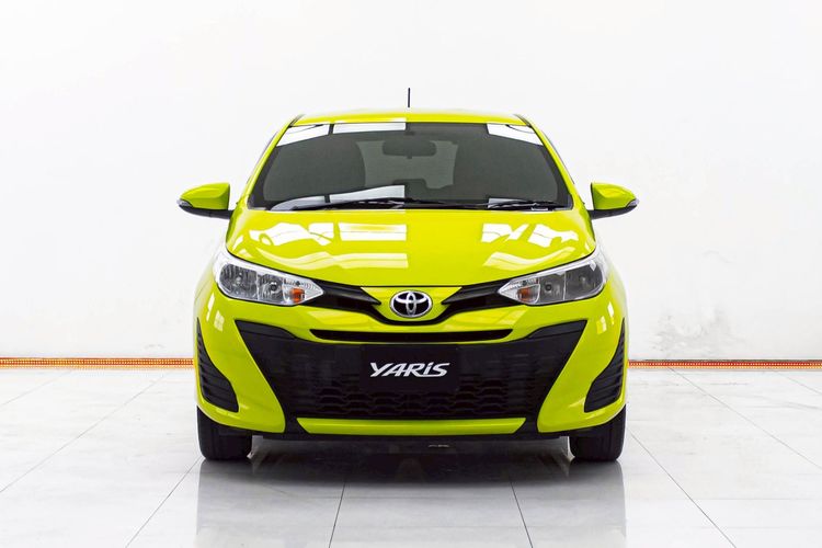 Toyota Yaris 2018 1.2 E Sedan เบนซิน ไม่ติดแก๊ส เกียร์อัตโนมัติ เขียว รูปที่ 4