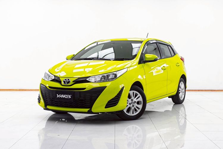 Toyota Yaris 2018 1.2 E Sedan เบนซิน ไม่ติดแก๊ส เกียร์อัตโนมัติ เขียว