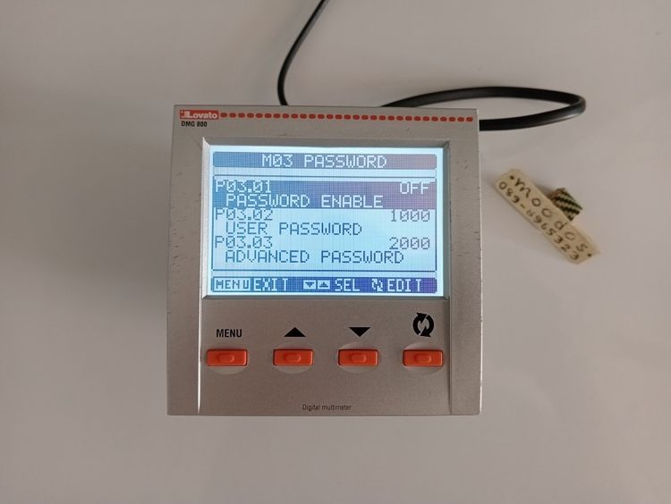 ดิจิตอลเพาเวอร์มิเตอร์ LOVATO DMG800 รูปที่ 5