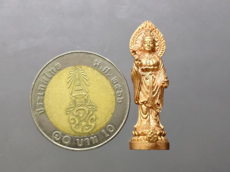 พระโพธิสัตว์อวโลกิเตศวร เนื้อกะหลั่ยนาค "เจ้าแม่กวนอิม รุ่นฉลองปีกาญจนาภิเษก ปี2540 รูปที่ 6