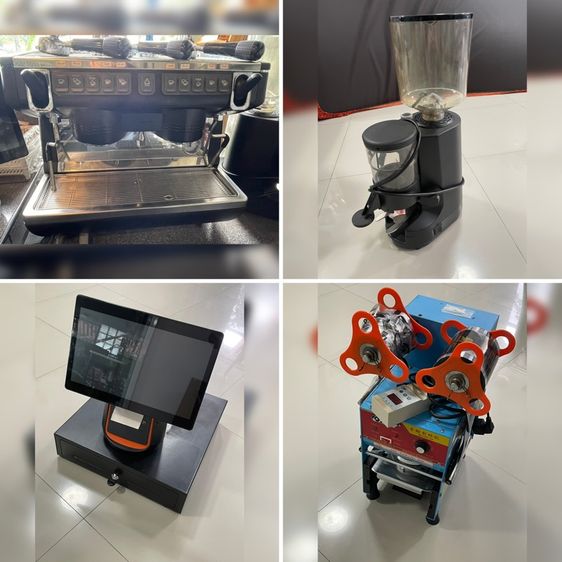 เครื่องชงกาแฟ nuova simonelli 2หัวชง ขายยกเซ็ตได้ตามรูปภาพครับ 0813582714