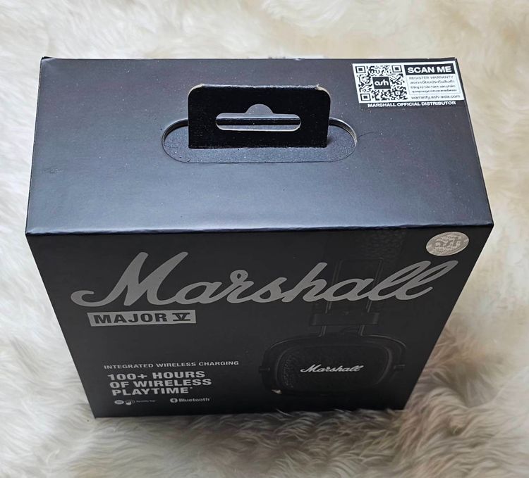 ขาย หูฟังไร้สาย Marshall Major V ( มาร์แชล ) มือ1 ของแท้ ไม่เคยแกะ  ส่งต่อราคาพิเศษ 3850 เท่านั้น รูปที่ 4
