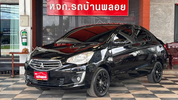 รถ Mitsubishi Attrage 1.2 GLX สี ดำ