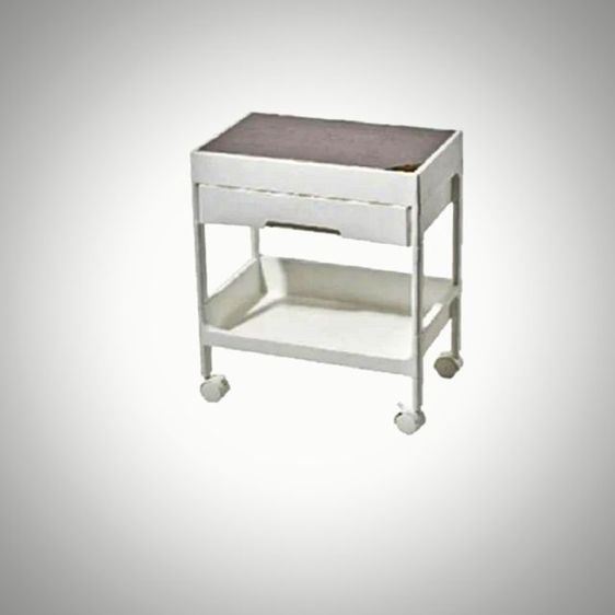 ชั้นวางของโครงพลาสติกของ 2 ชั้นมีล้อ รูปที่ 4