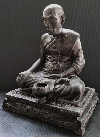 หลวงพ่อจง วัดหน้าต่างนอก รุ่นรวยทรัพย์ 9 นิ้วปี 2539 รูปที่ 3