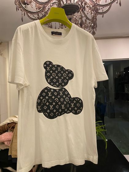 หลุยส์วิตติง เสื้อแขนสั้น คอกลม เนื้อผ้าคอตตอน