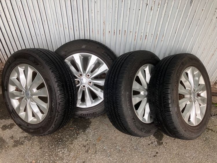 ล้อแท้ KIA Grand Carnival มือสอง 18 นิ้ว 5 รู 114 235 60 18 ไม่คด ไม่ดุ้ง ไม่เคยซ่อม รูปที่ 16