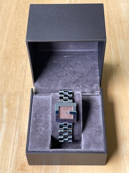GUCCI 3600J G Face 28 mm Swiss Women’s Watch Brown Dial  รูปที่ 3