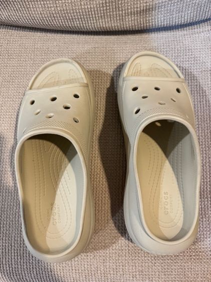 รองเท้าแตะแบบลำลอง ขาว ขนาดอื่น ๆ ส่งต่อรองเท้า Crocs Classic Crush Clog