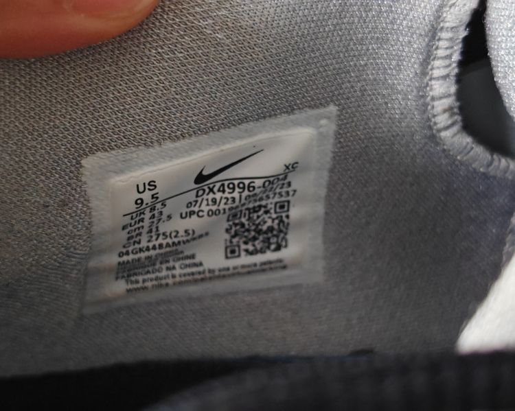 รองเท้าบาสเก็ตบอลชาย Nike size US 9 Zoom Freak 5 Giannis รูปที่ 7