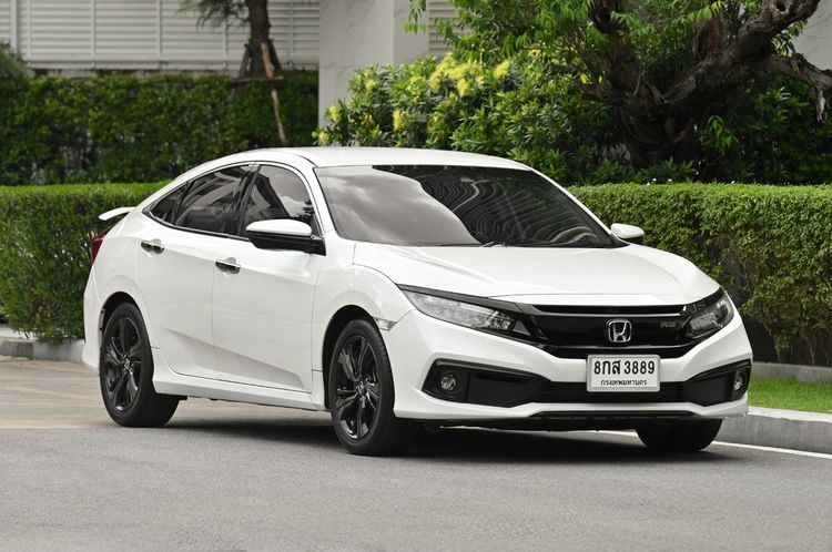 Honda Civic 2019 1.5 Turbo RS Sedan เบนซิน ไม่ติดแก๊ส เกียร์อัตโนมัติ ขาว รูปที่ 2