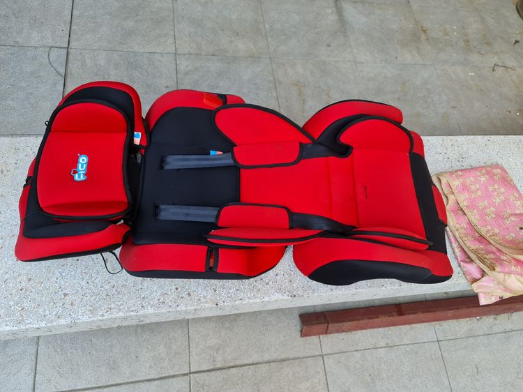 คาร์ซีท เป็น Booster  สำหรับเด็กโต สามารถถอดพนักพิงได้ ปรับเอนตามเบาะรถยนต์   รูปที่ 9