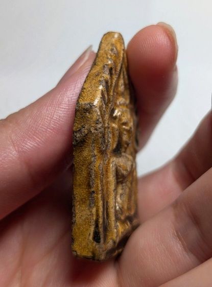 พระขุนแผนเคลือบกรุวัดใหญ่ชัยมงคล พิมพ์ฐานเตี้ย  รูปที่ 5