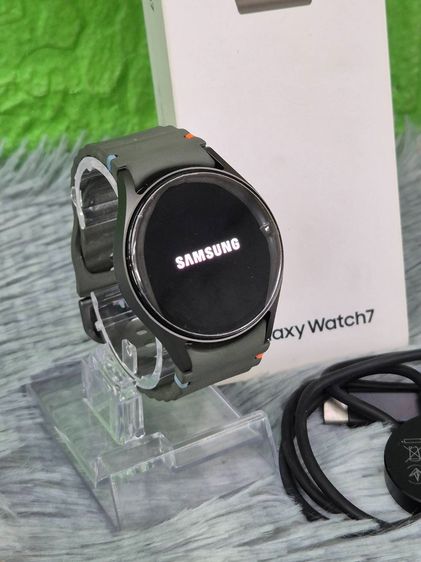 Samsung Galaxy Watch7 (40mm) สี Green อุปกรณ์ครบ กล่อง+สายชาร์จ ใช้งานปกติ