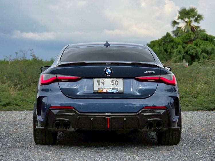 BMW Series 4 2021 430i Sedan เบนซิน ไม่ติดแก๊ส เกียร์อัตโนมัติ น้ำเงิน รูปที่ 4