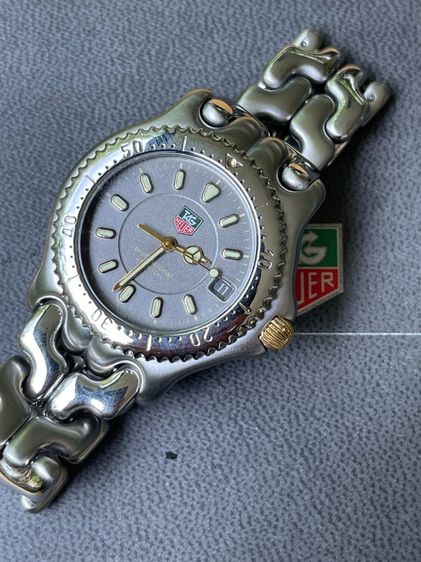 ​TAG HEUER WG1120-K0 S el Professional 200m Quartz Gray Dial men's watch รูปที่ 7