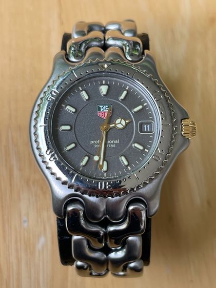 ​TAG HEUER WG1120-K0 S el Professional 200m Quartz Gray Dial men's watch รูปที่ 5
