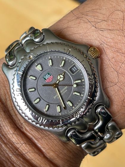 ​TAG HEUER WG1120-K0 S el Professional 200m Quartz Gray Dial men's watch รูปที่ 18
