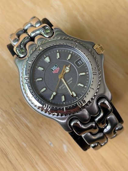 ​TAG HEUER WG1120-K0 S el Professional 200m Quartz Gray Dial men's watch รูปที่ 6