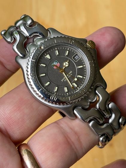 ​TAG HEUER WG1120-K0 S el Professional 200m Quartz Gray Dial men's watch รูปที่ 10