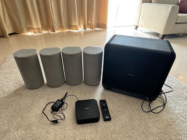 Sony HT A9 Wireless Home Theater System with SA SW5 Subwoofer Dolby Atmos DTSX Surround Sound 4 Channel Wireless Speakers Home Cinema Audio 
