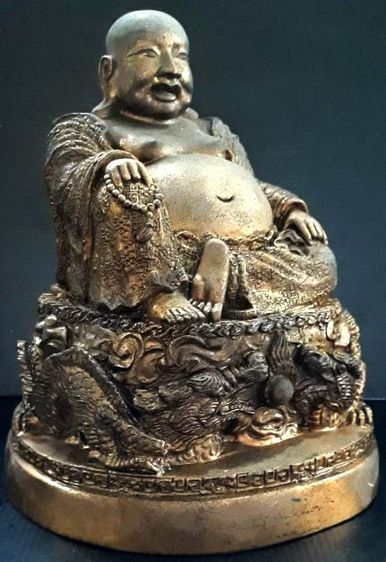 พระสังกัจจายน์จีน หรือ พระศรีอริยเมตไตรย์ ฐานมังกรคู่คาบแก้ว  รูปที่ 2