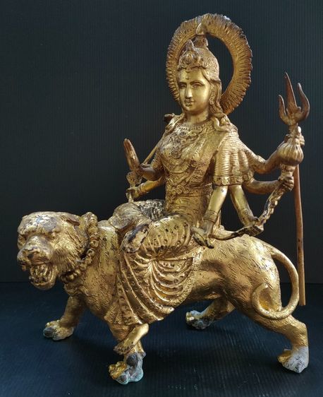พระแม่อุมาเทวี ทรงเสือ รูปที่ 3