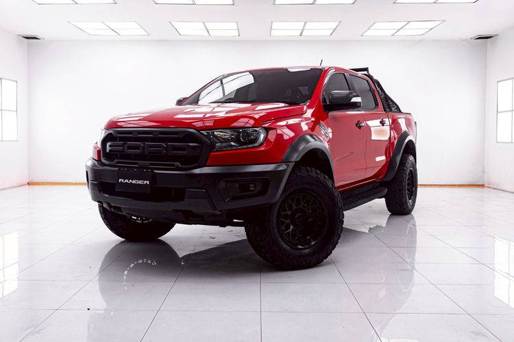 รถ Ford Ranger Raptor 2.0 Bi-Turbo 4WD สี แดง