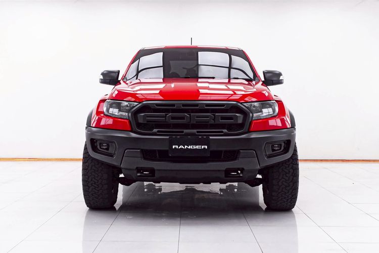 Ford Ranger 2019 Raptor 2.0 Bi-Turbo 4WD Pickup ดีเซล ไม่ติดแก๊ส เกียร์อัตโนมัติ แดง รูปที่ 4
