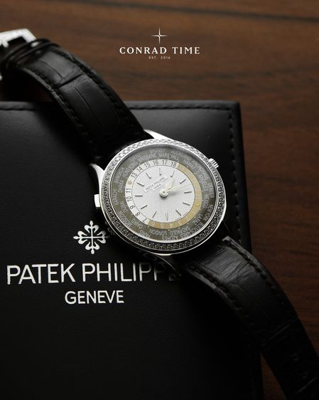 Patek Complications 7130G-013 Brown dial Black leather strap 2016 36mm. Fullset 