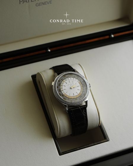 Patek Complications 7130G-013 Brown dial Black leather strap 2016 36mm. Fullset  รูปที่ 2