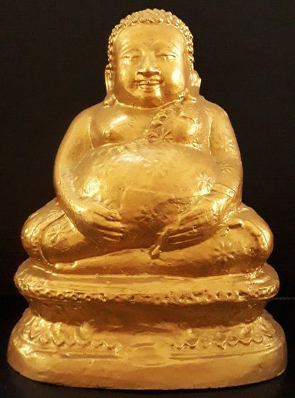 พระสังกัจจายน์ 5 นิ้ว ใต้ฐานมีดิน