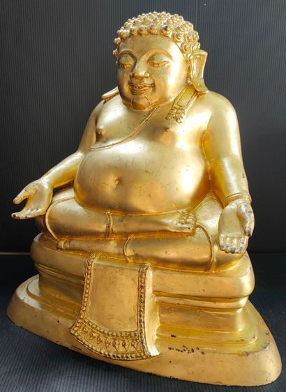 พระสังกัจจายน์ ปิดทอง 9.5 นิ้ว รูปที่ 3