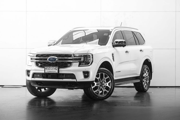 Ford Everest 2023 2.0 Turbo Trend Utility-car ดีเซล ไม่ติดแก๊ส เกียร์อัตโนมัติ ขาว รูปที่ 2