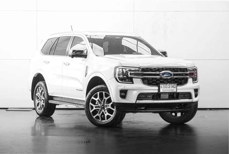 Ford Everest 2023 2.0 Turbo Trend Utility-car ดีเซล ไม่ติดแก๊ส เกียร์อัตโนมัติ ขาว